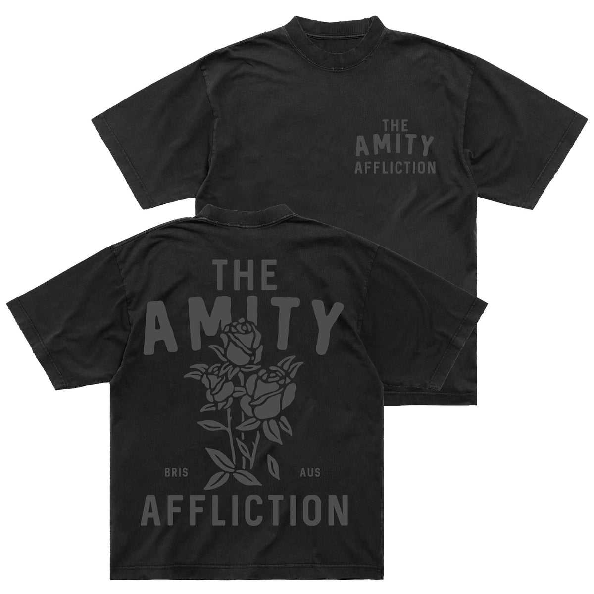 Bouquet Black T-Shirt – The Amity Affliction