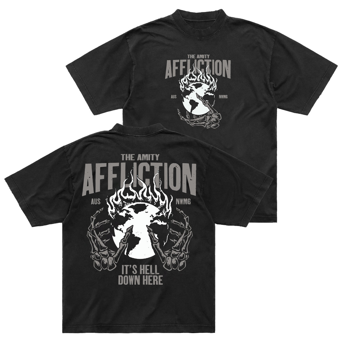 Hell Down Here - Black T-Shirt – The Amity Affliction