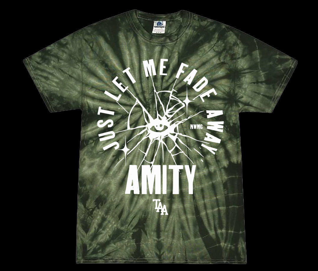 Fade Away Spider Green Tie Dye T-Shirt