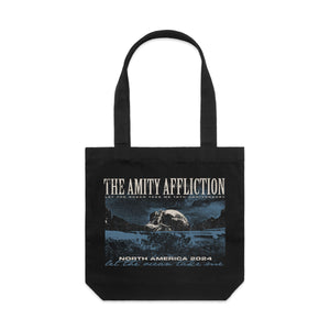 Let The Ocean Take Me 10th Anniversary Black Tote Bag