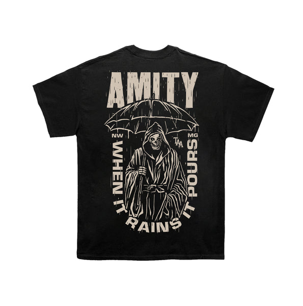 Umbrella Black T-Shirt back