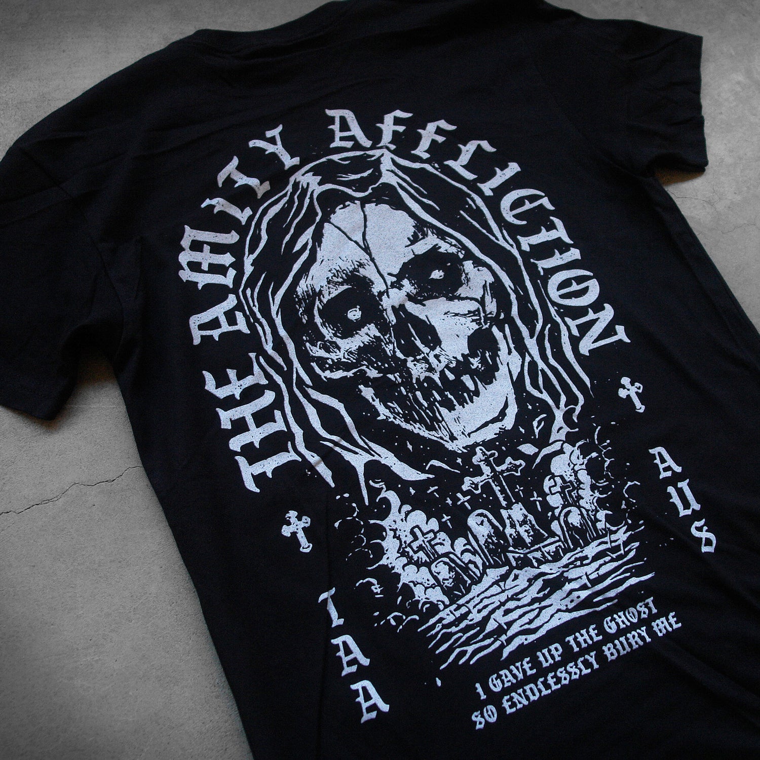 Gave Up The Ghost - Black T-Shirt – The Amity Affliction